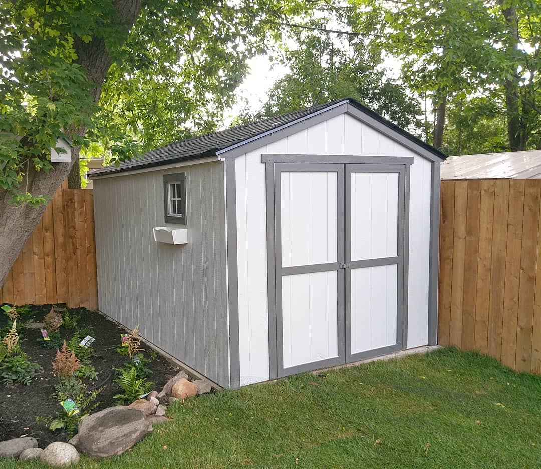 Shed In A Day - 8x8 Gable Shed with Double Wooden Doors - Turkstra Lumber