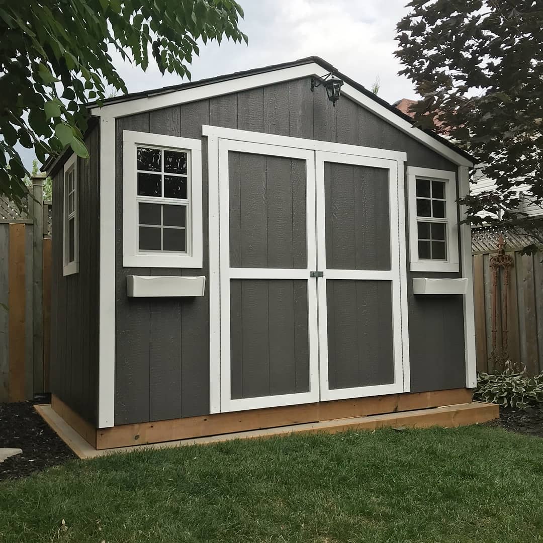 Shed In A Day - 10x6 Gable Shed with Exterior Light - Turkstra Lumber